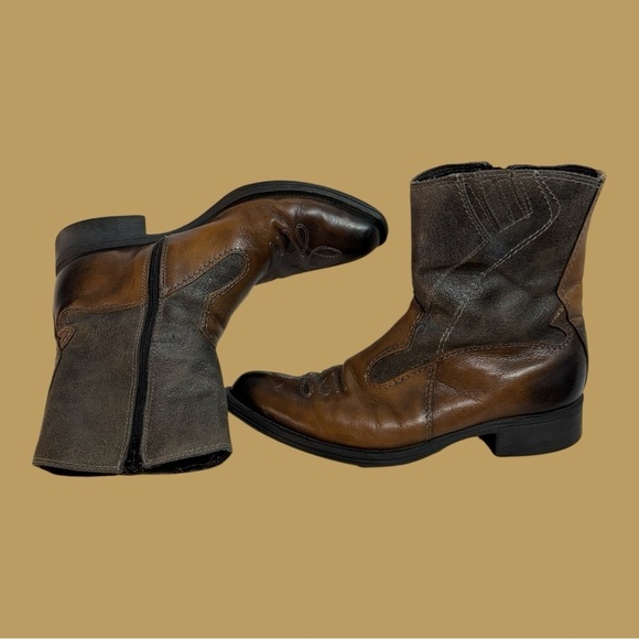 ALDO Men’s Western Casual Side Zipper Short Boots Size 41, US Size 8 main image 9